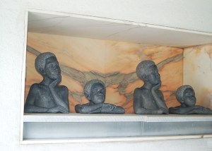 Denmark Vesey Monument at Mother Emanuel AME Church, Calhoun St., Charleston.