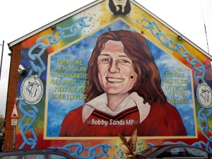 Bobby Sands mural in Belfast, Northern Ireland